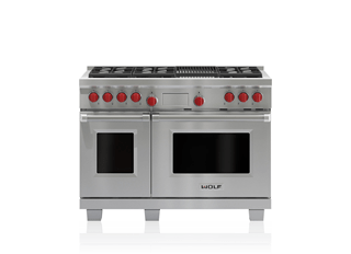Wolf Legacy Model - 48&quot; Dual Fuel Range - 6 Burners and Infrared Charbroiler DF486C