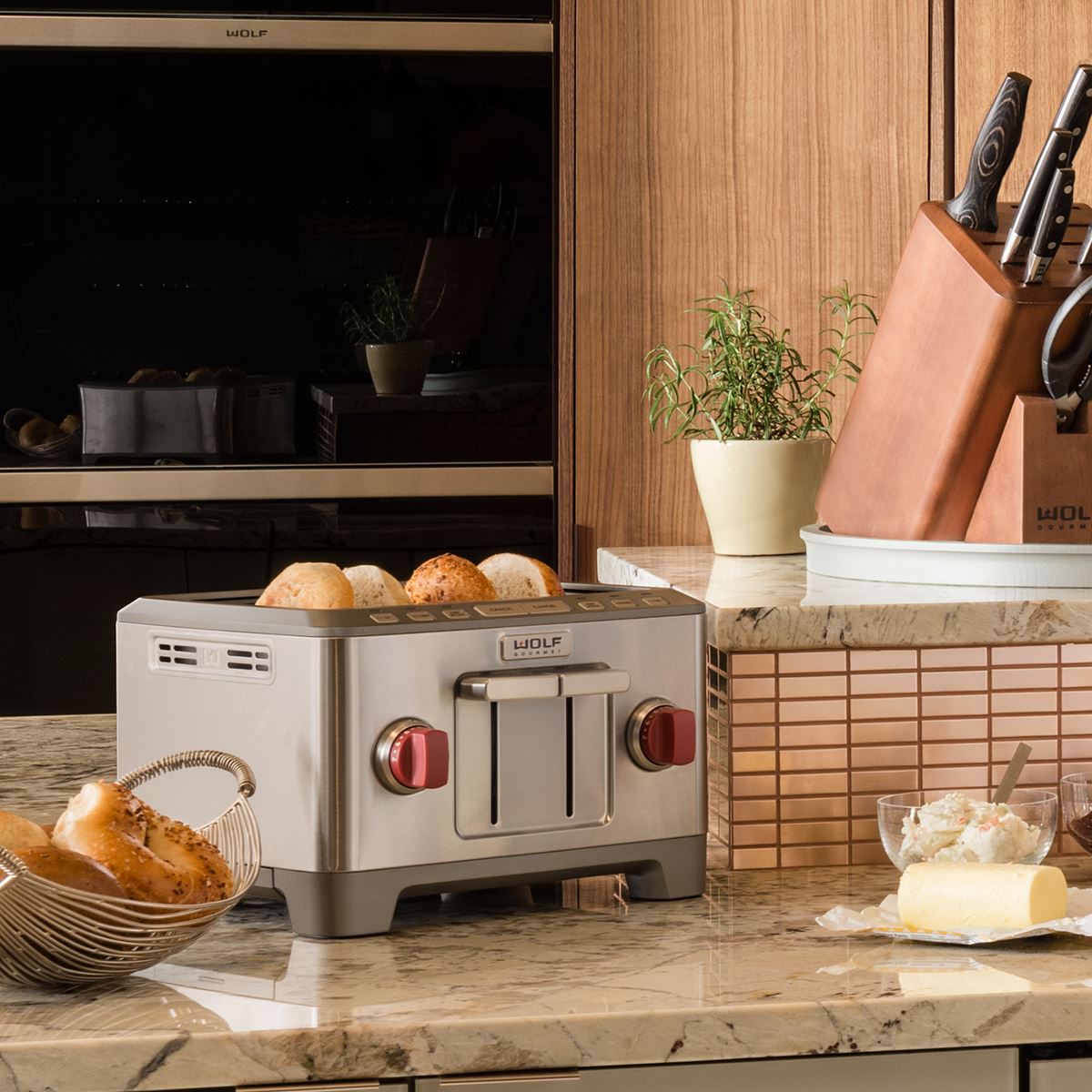 Four Slice Toaster | Wolf Gourmet | Countertop Appliances