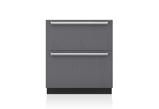 30" Designer Refrigerator/Freezer Drawers with Ice Maker - Panel Ready