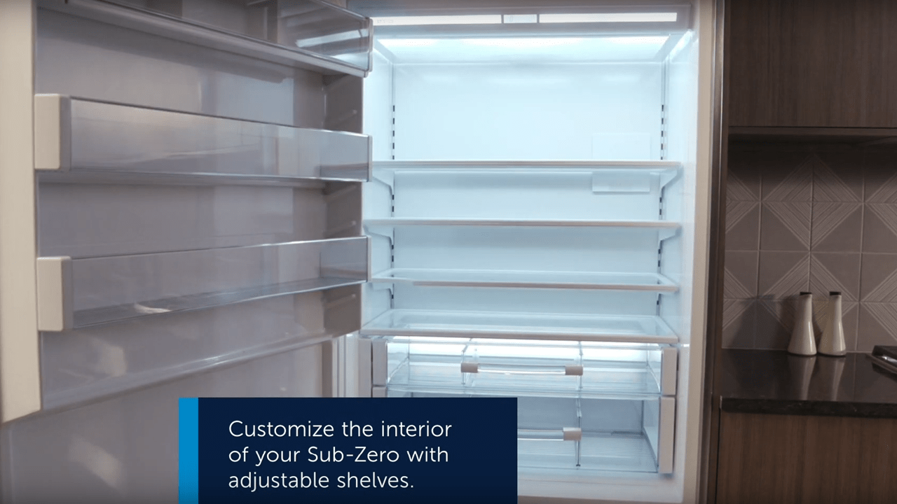 Sub-Zero Classic Series - Interior Care and Configuration