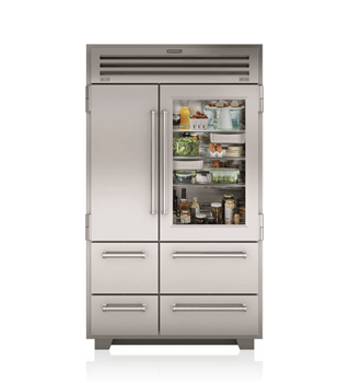 Réfrigérateur et congélateur PRO 48 po à porte vitrée
