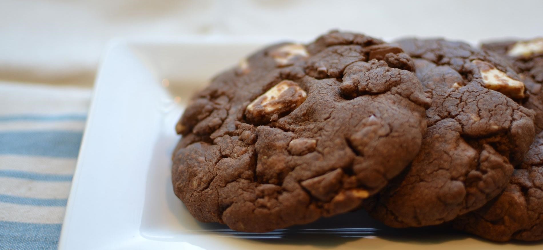 Biscuits au triple chocolat