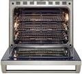 Open oven interior of the 36" Professional Induction Range - IR30451/S/P.