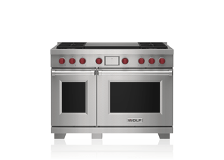 Wolf 48&quot; Dual Fuel Range - 4 Burners and Infrared Dual Griddle DF48450DG/S/P