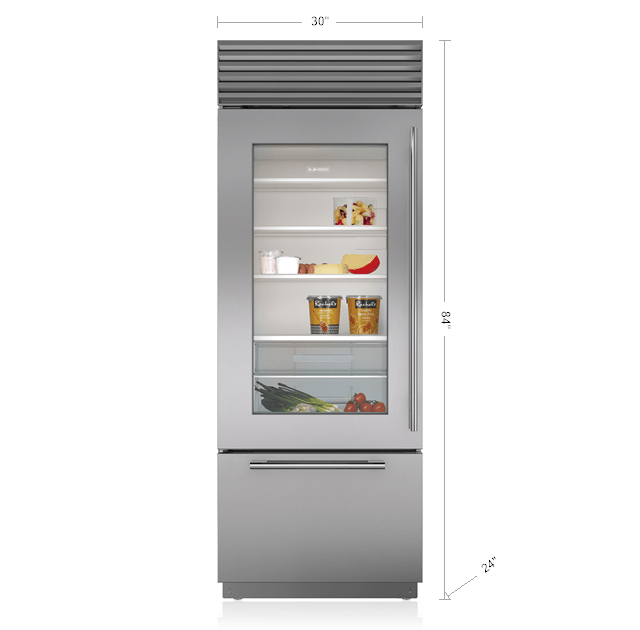 30 Classic Over And Under Glass Door Refrigerator Freezer Bi 30ug S Sub Zero Appliances - Glass Door Refrigerator Bottom Freezer 30 Classic Over And Under Glass Door Refrigerator Freezer Bi 30ug S Sub Zero Appliances - Glass Door Refrigerator Bottom Freezer