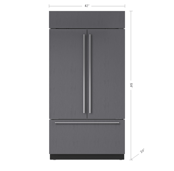 42 Classic French Door Refrigerator Freezer With Internal
