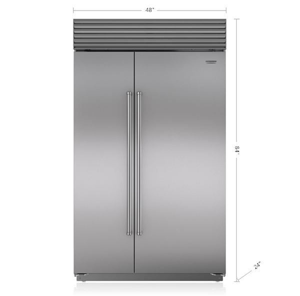 48" Classic SidebySide Refrigerator/Freezer with Internal Dispenser