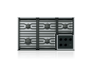 Wolf 36&quot; Transitional Gas Cooktop - 5 Burners CG365T/S