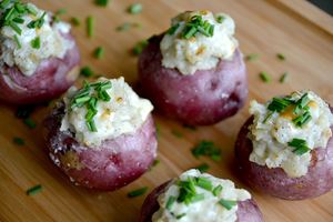 Gorgonzola Stuffed Potatoes