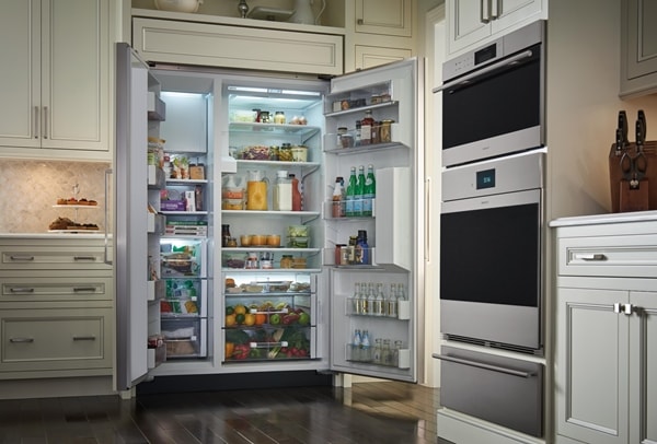 Refrigerateur Congelateur Classique Cote A Cote De 48 Po Avec