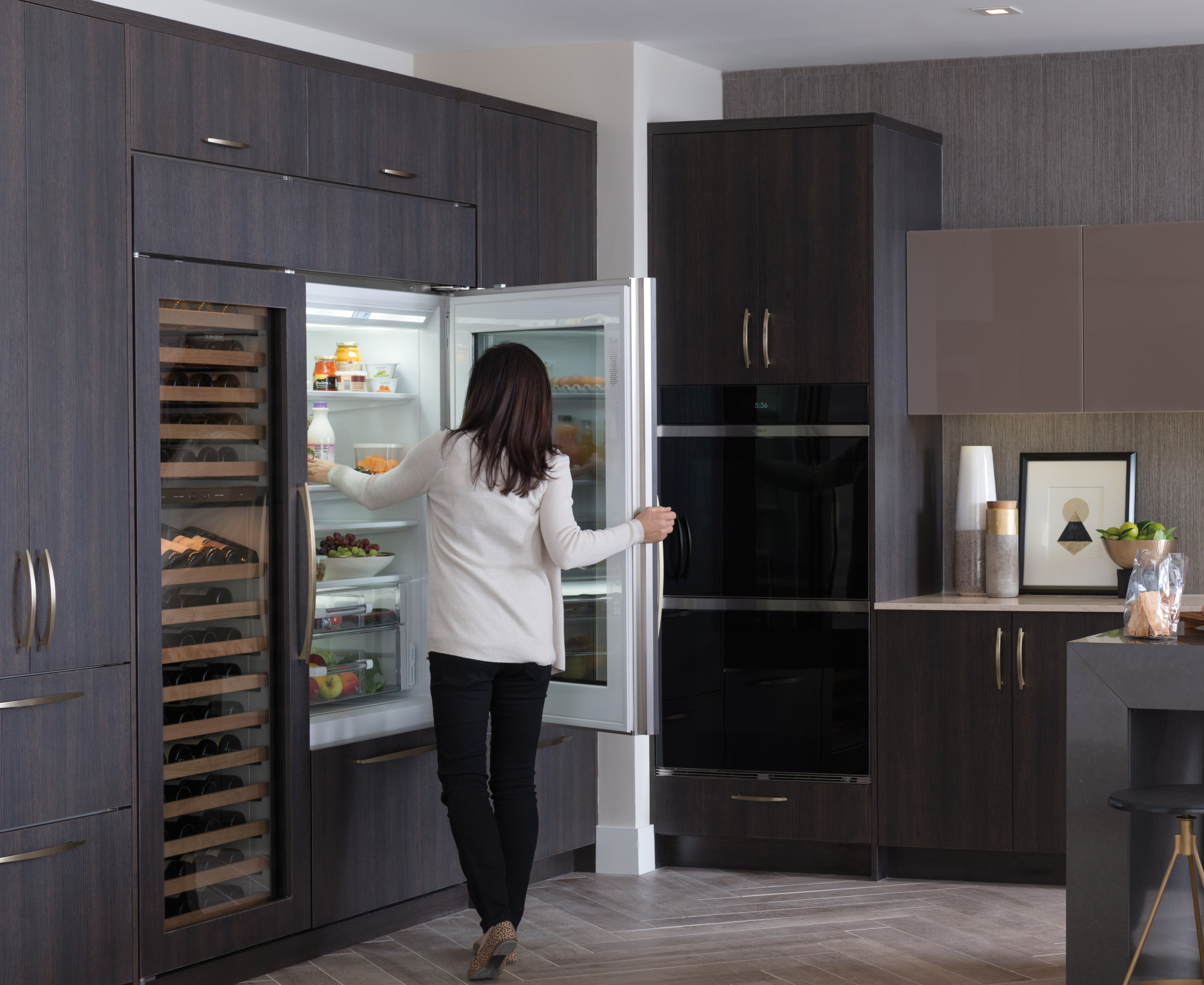 BuiltIn Refrigerators Stainless Steel & Custom Panels SubZero