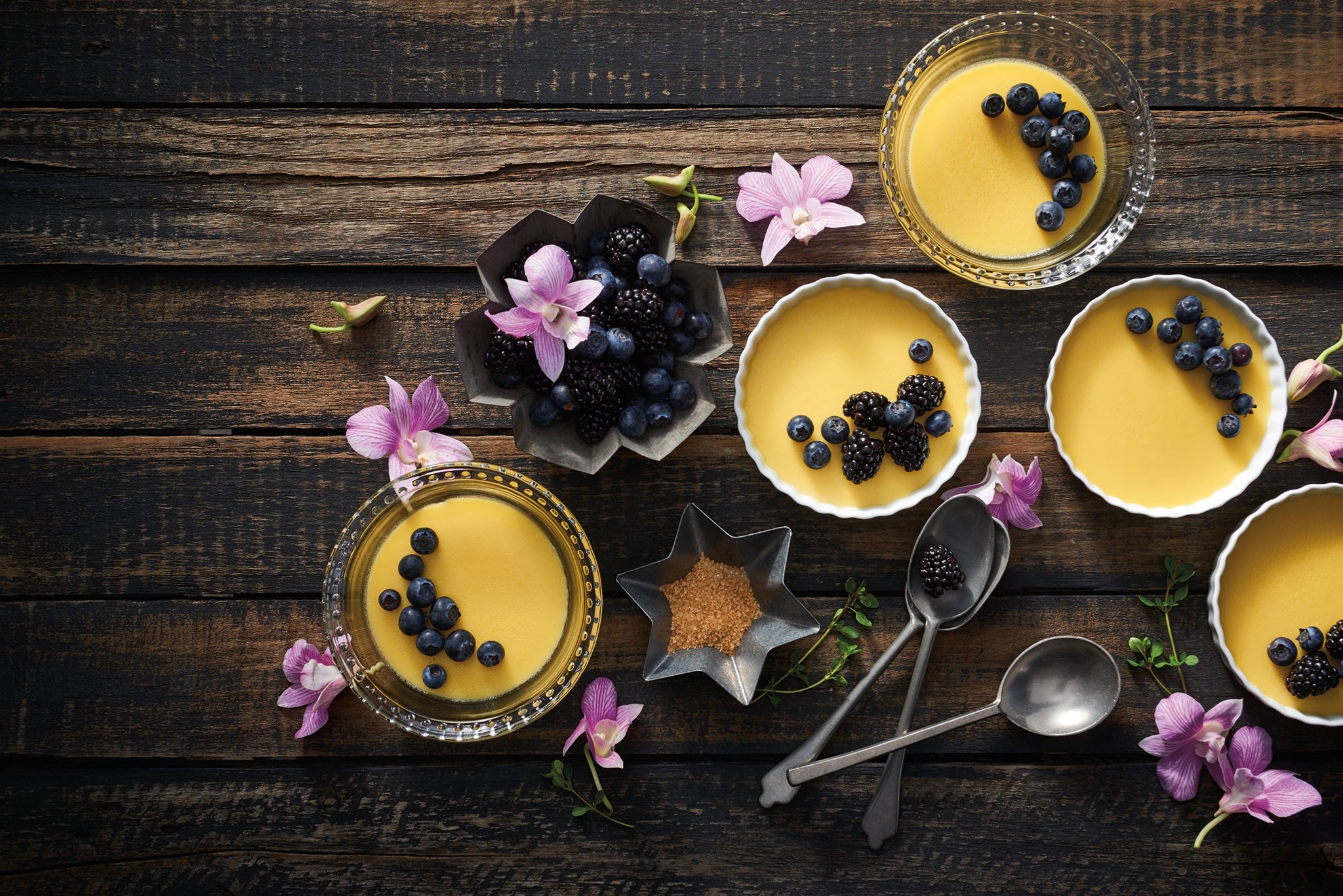 Crème pâtissière au four (four à vapeur et convection)