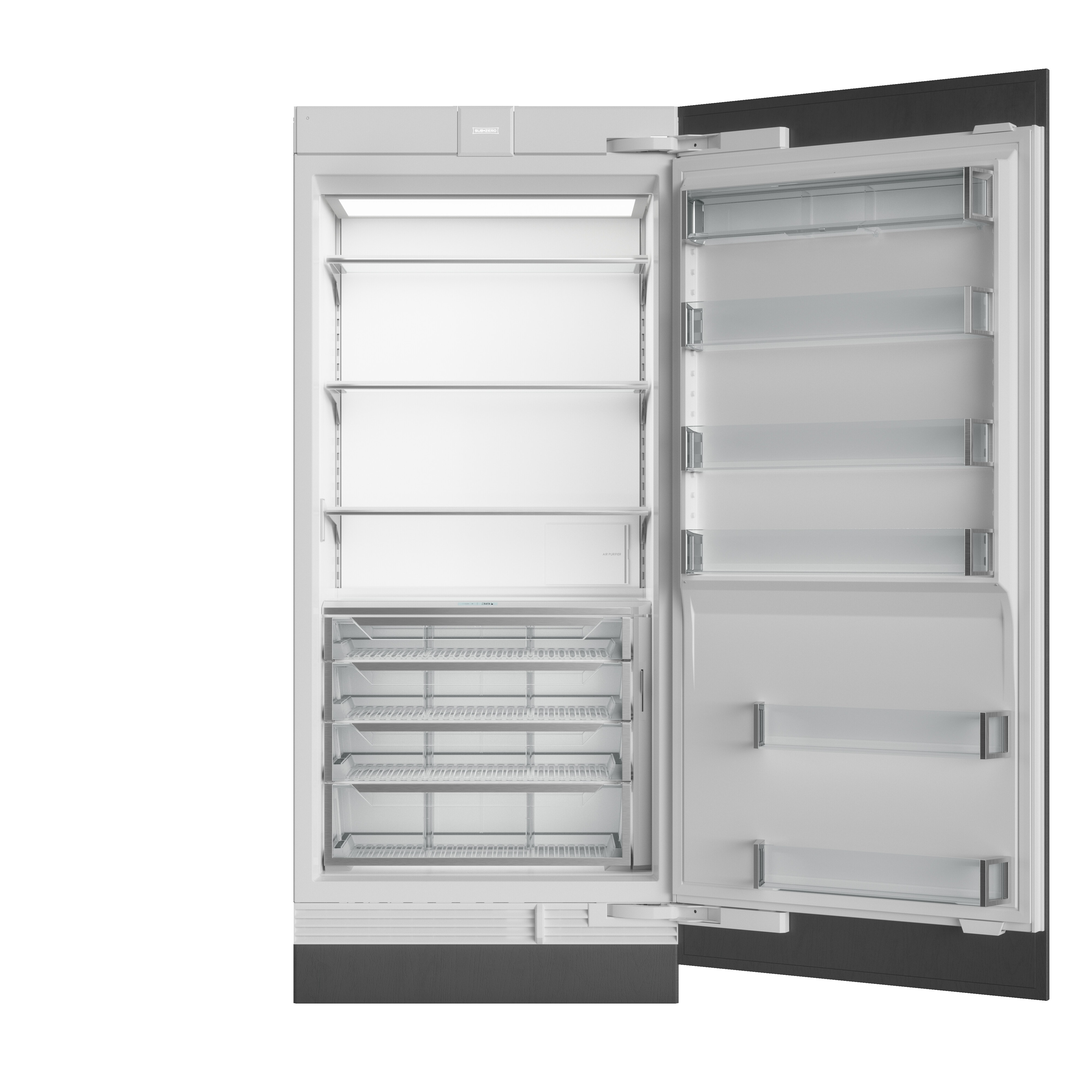 Sub-Zero 36 Inch Refrigerator Column with Internal Dispenser