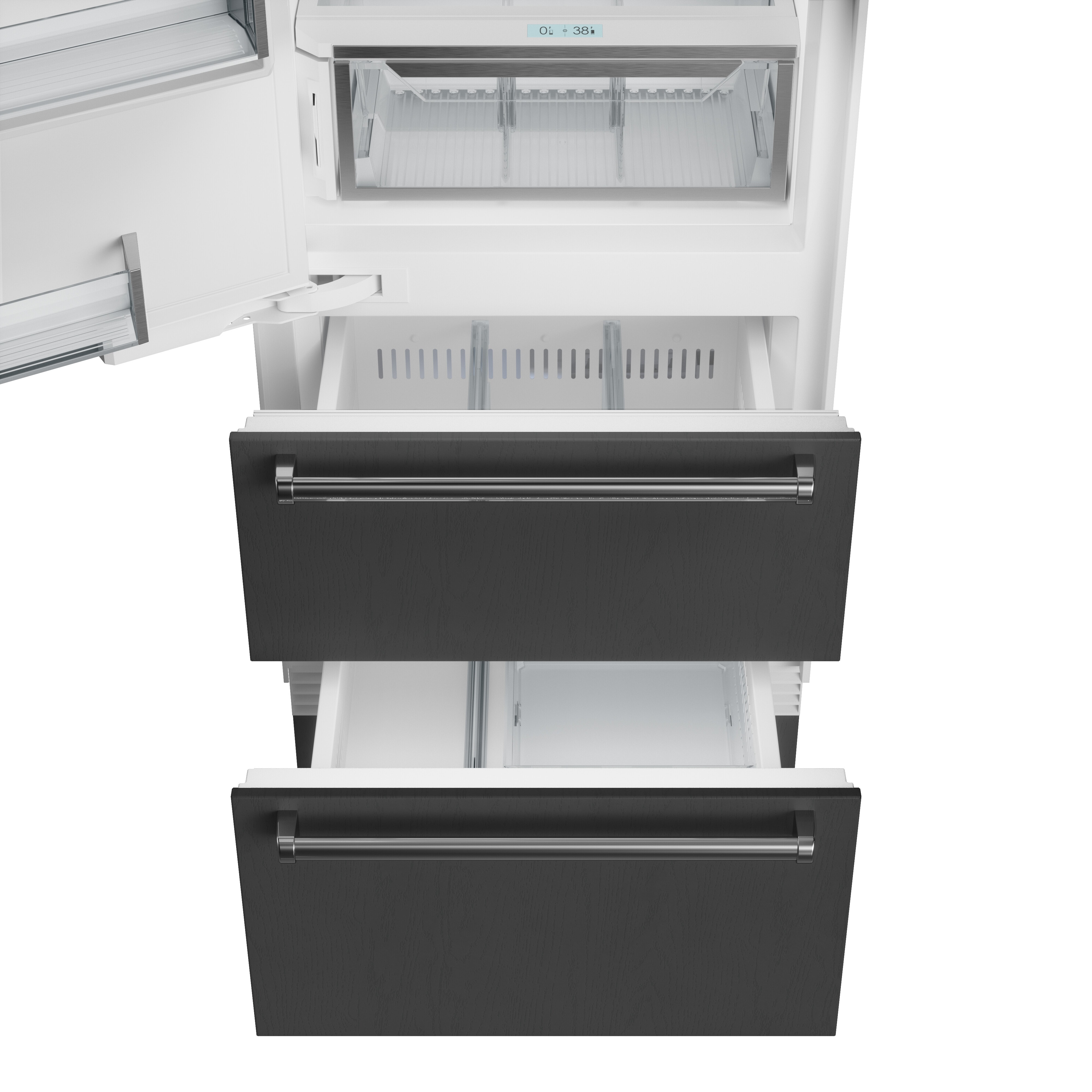 Sub-Zero 30 Inch Combo with Ice Maker and Internal Dispenser