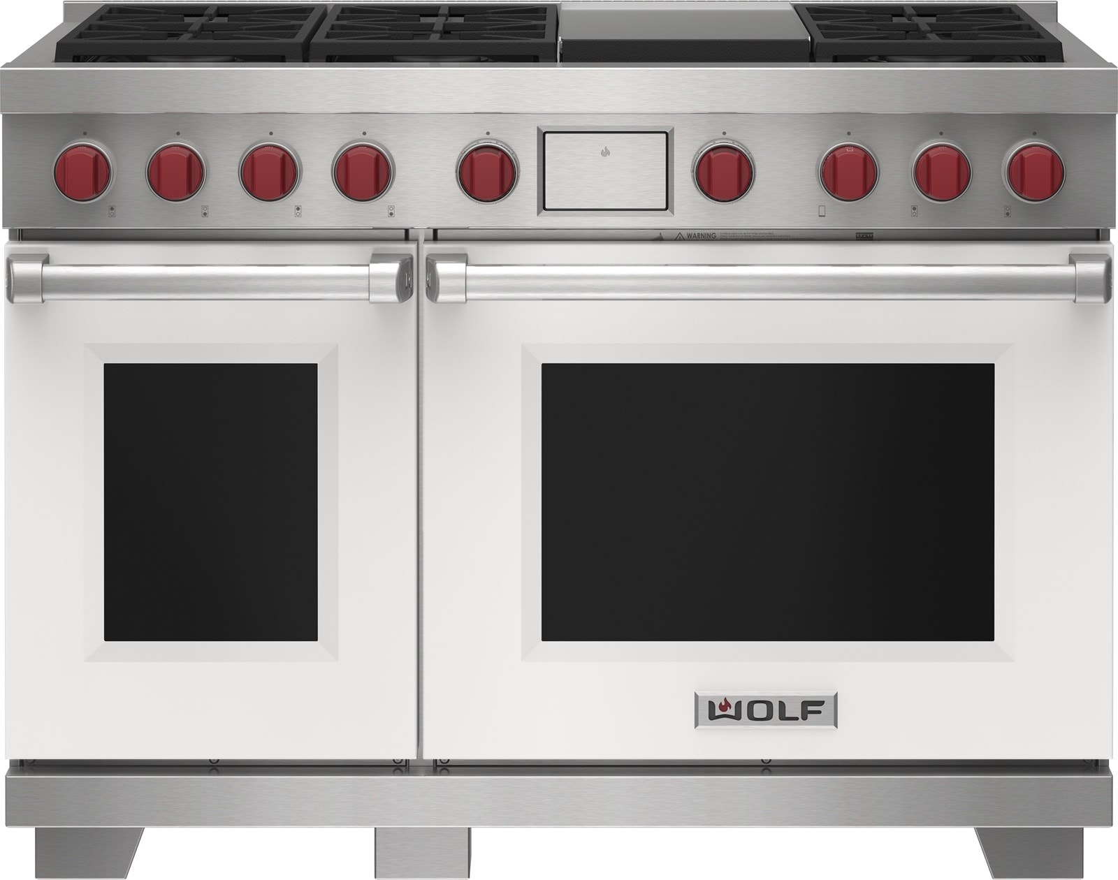 Wolf 48" Dual Fuel Range 6 Burner Infrared Griddle (DF48650G/S/P)