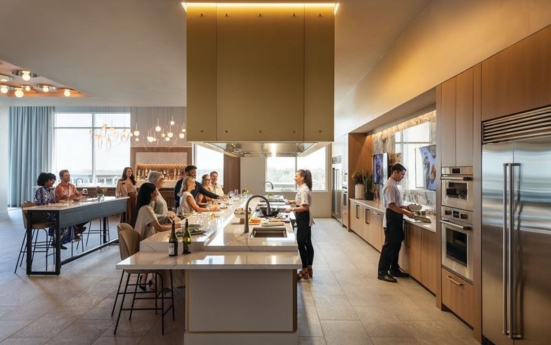 Learn from our professional chefs during an engaging product demonstration at a local Sub-Zero, Wolf, and Cove Kitchen Appliances Showroom