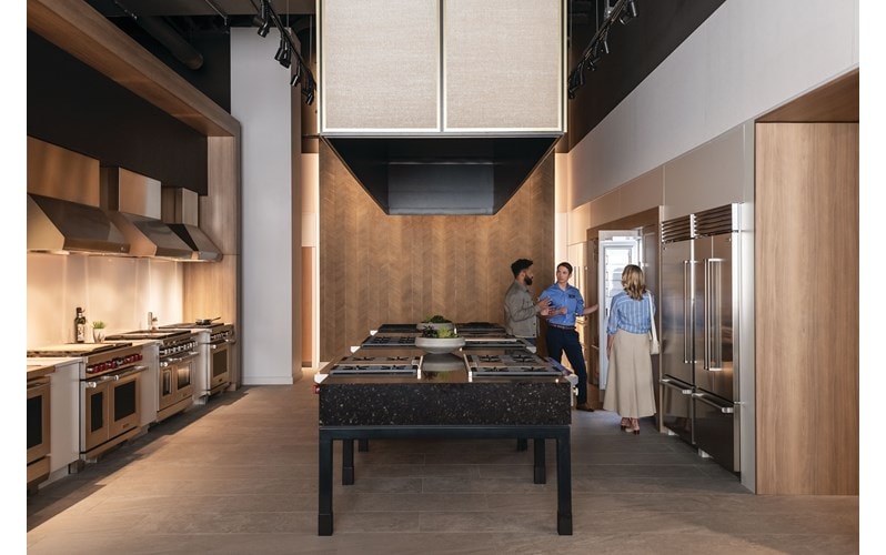Sub-Zero, Wolf, and Cove kitchen appliances are engineered from premium grade materials