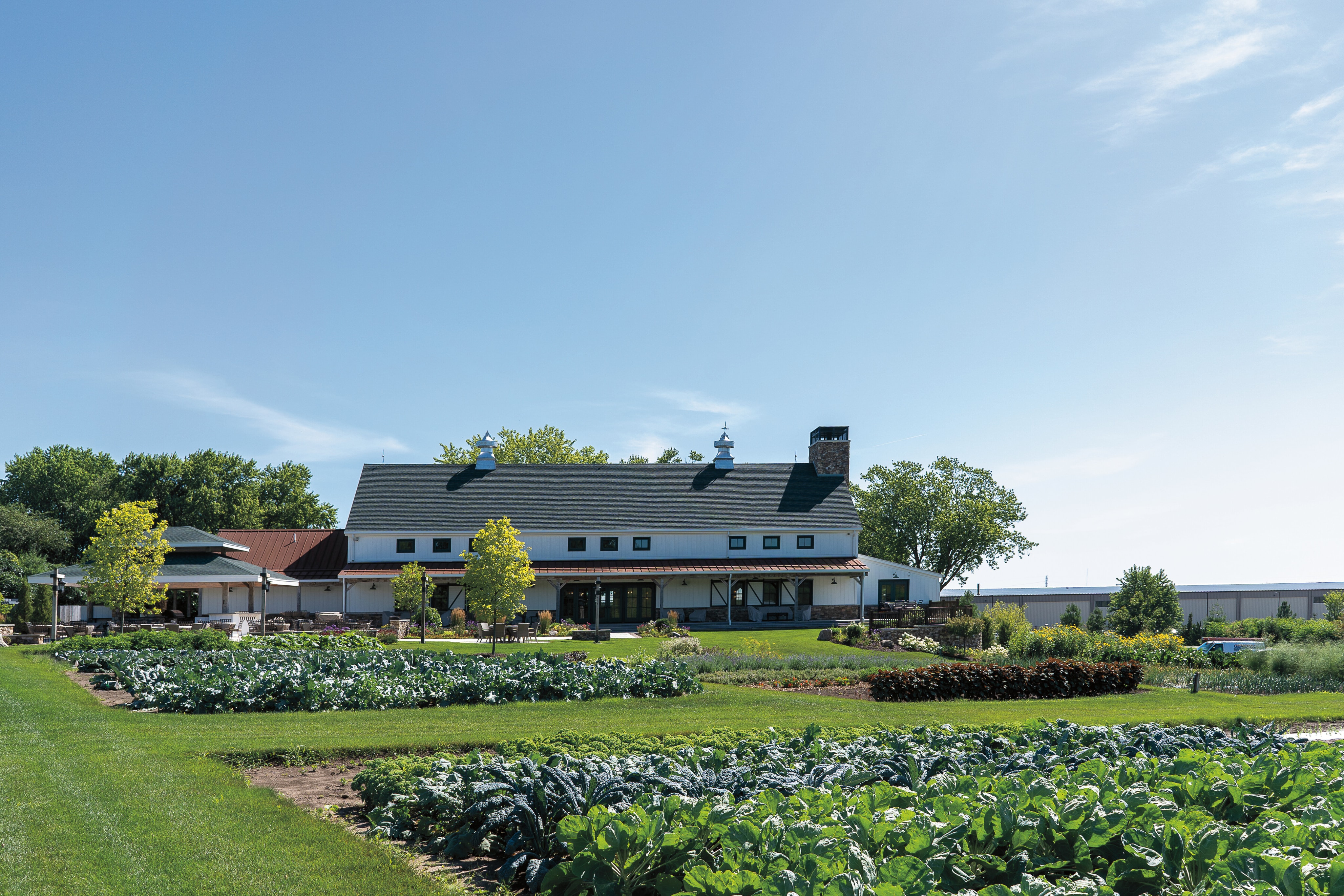 The Sub-Zero, Wolf, and Cove Harvest Haven Barn hosts chef-led cooking demonstrations with fresh, locally-grown produce.