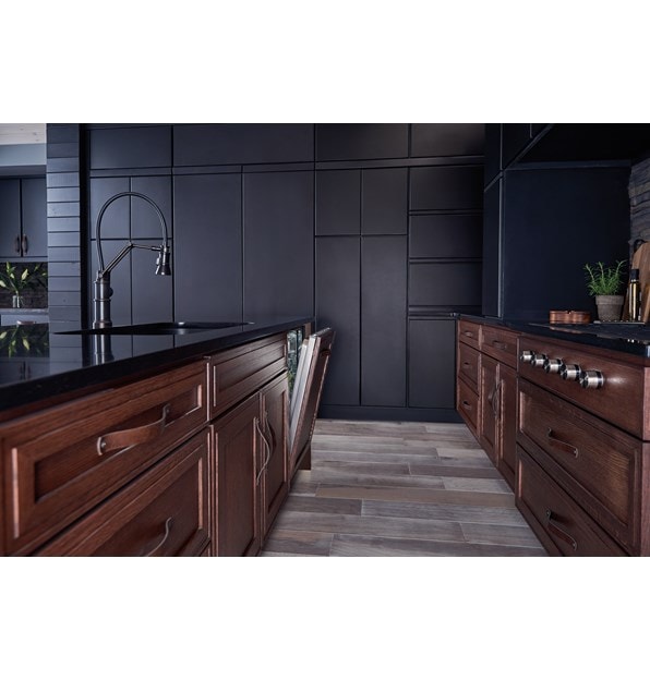 Cove 24" Dishwasher – Panel Ready (DW2450) featured with Sub-Zero 24" Designer Column All Freezer (IC-24FI).