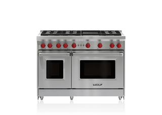 48" Gas Range - 6 Burners and Infrared Charbroiler