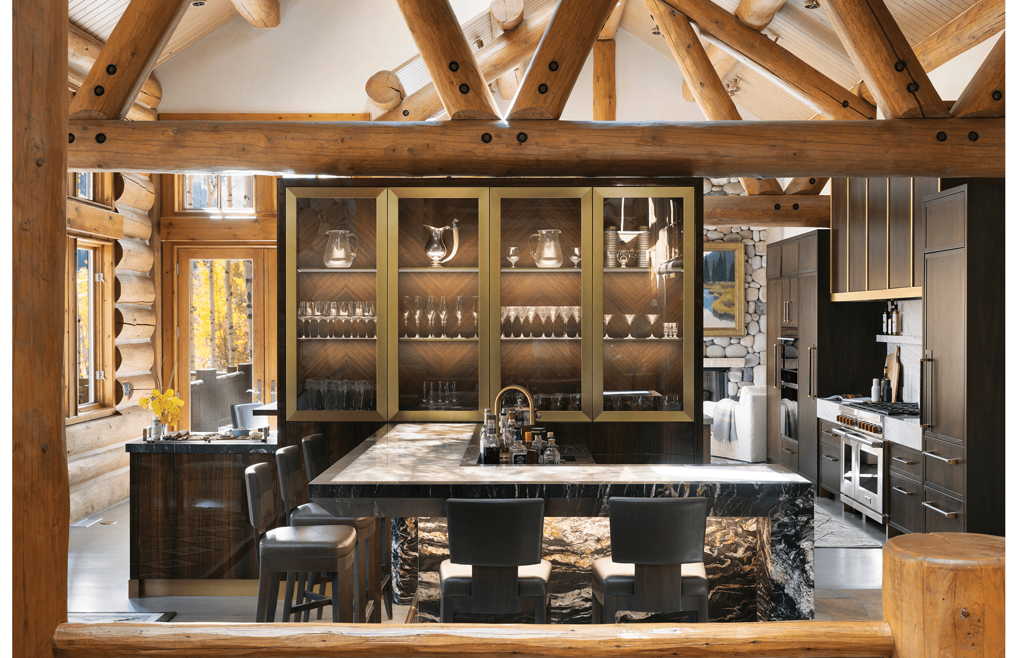 Kitchen designer Mikal Otten of Exquisite Kitchen Design, with other interior designers, reimagined the heart of this home.