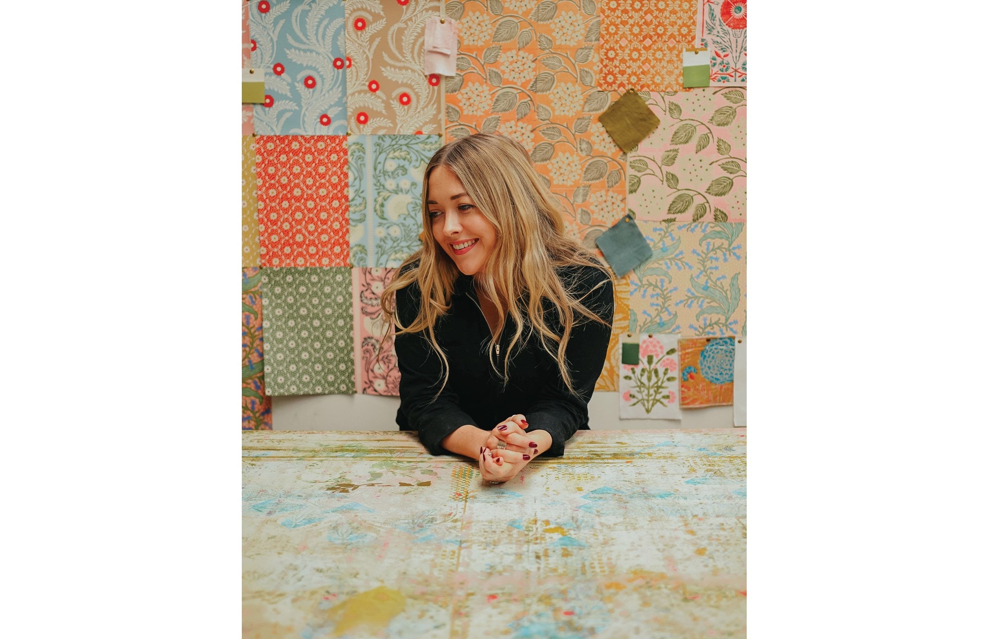 If walls could talk, the ones adorned with Ellen Merchant’s bold prints would have stories to tell about hand-crafted artistry.