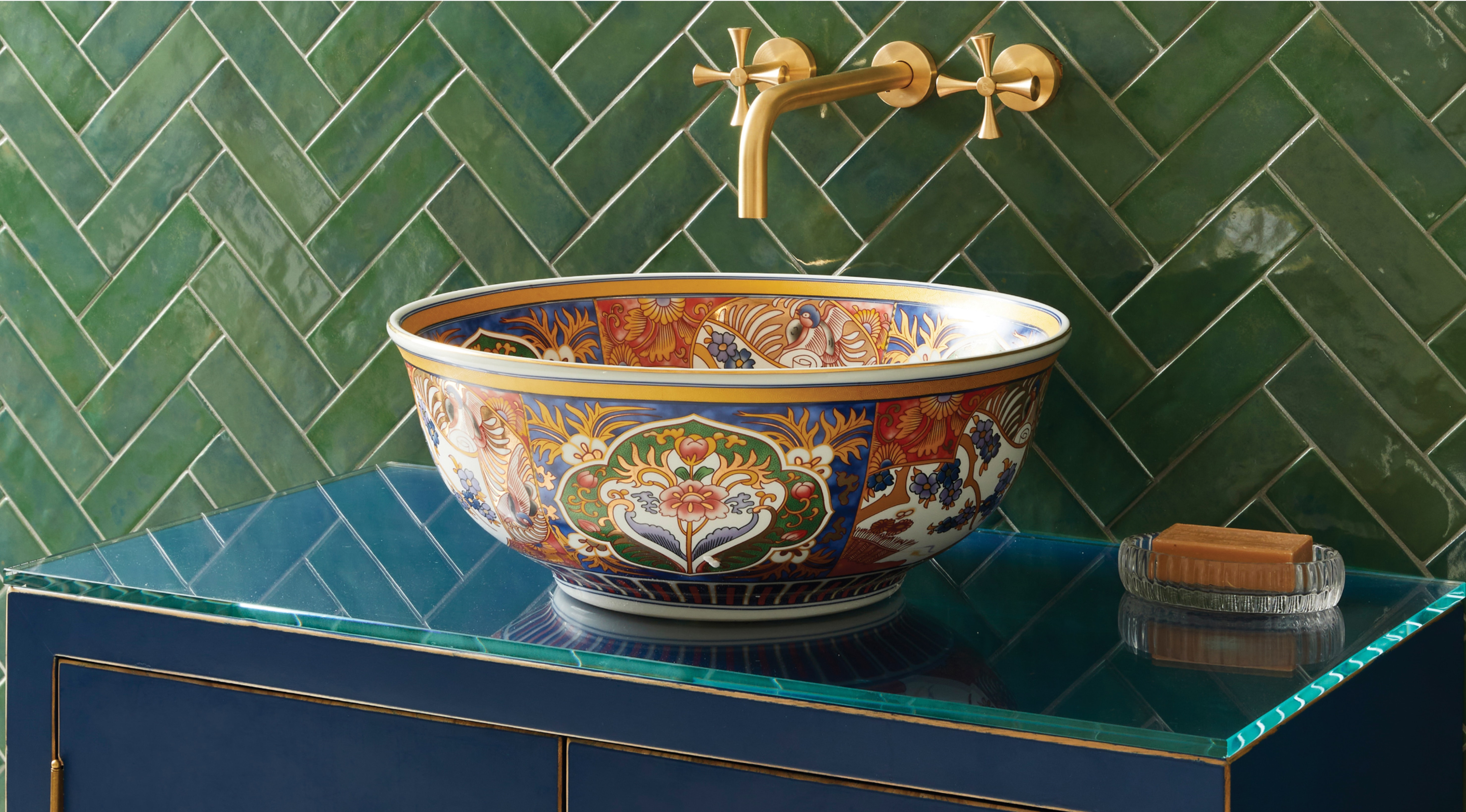 A beautiful bathroom basin created by a London-based mother-daughter duo.