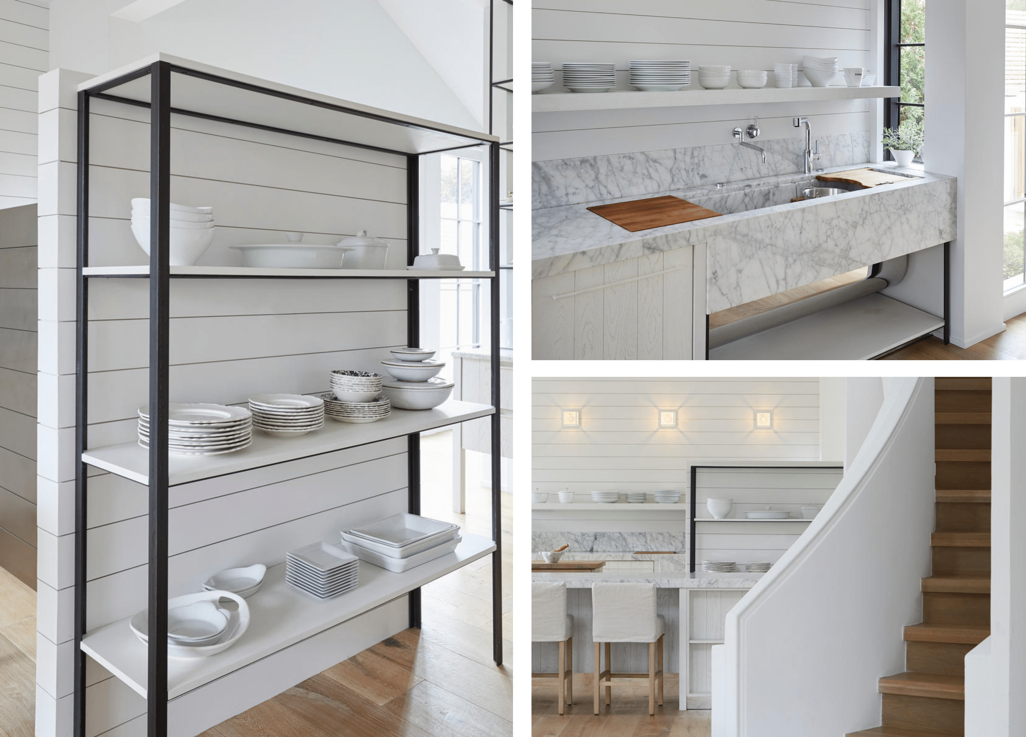 Open kitchen floor plan concept