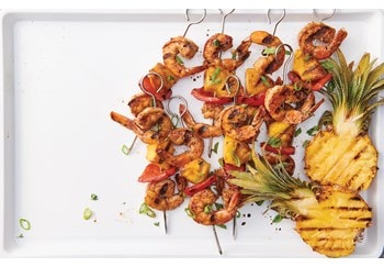 Jamaican Jerk Shrimp Kebabs