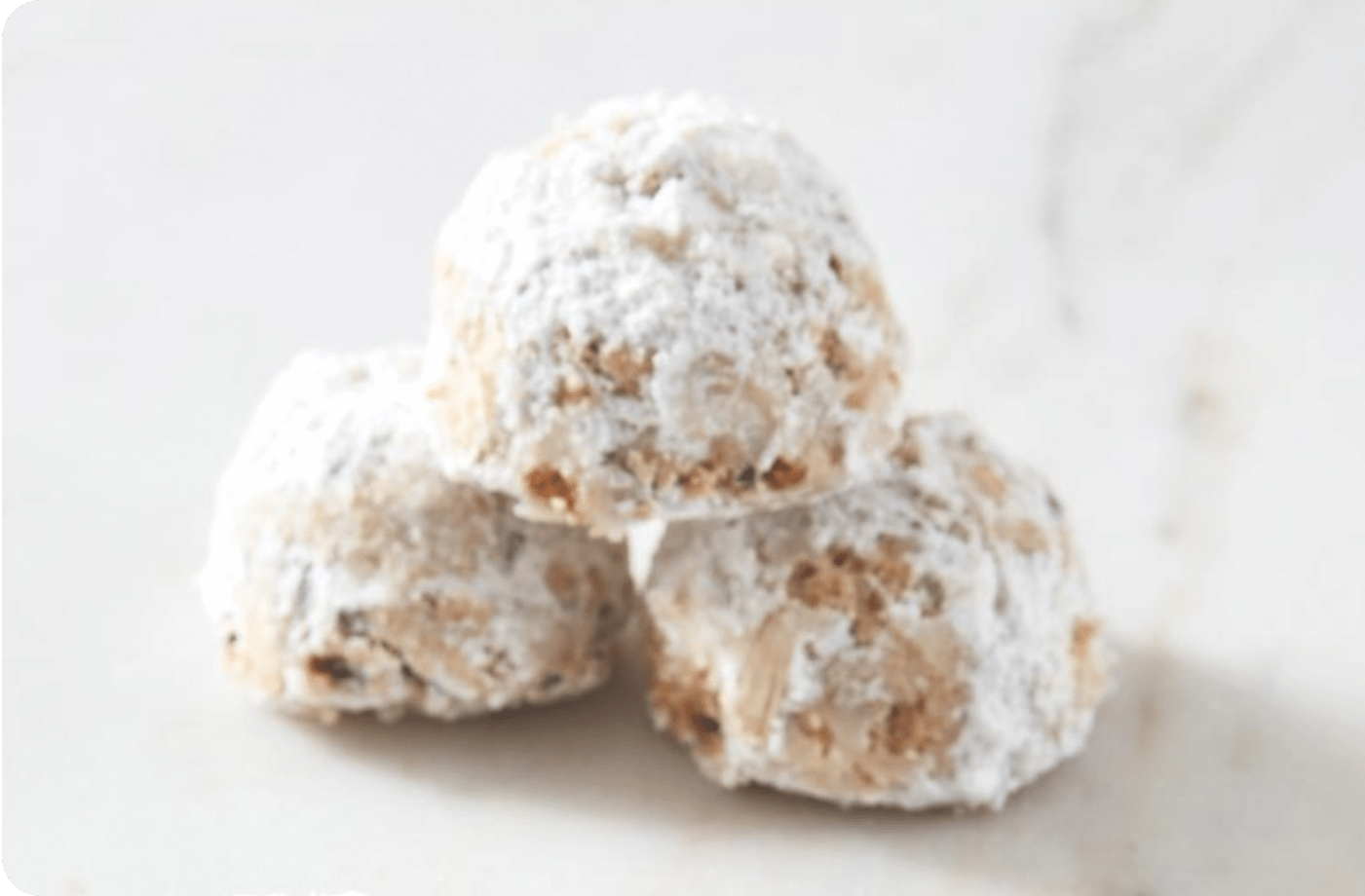 The perfect sweet treat: Dandelion Chocolate's Nibby Snowballs.