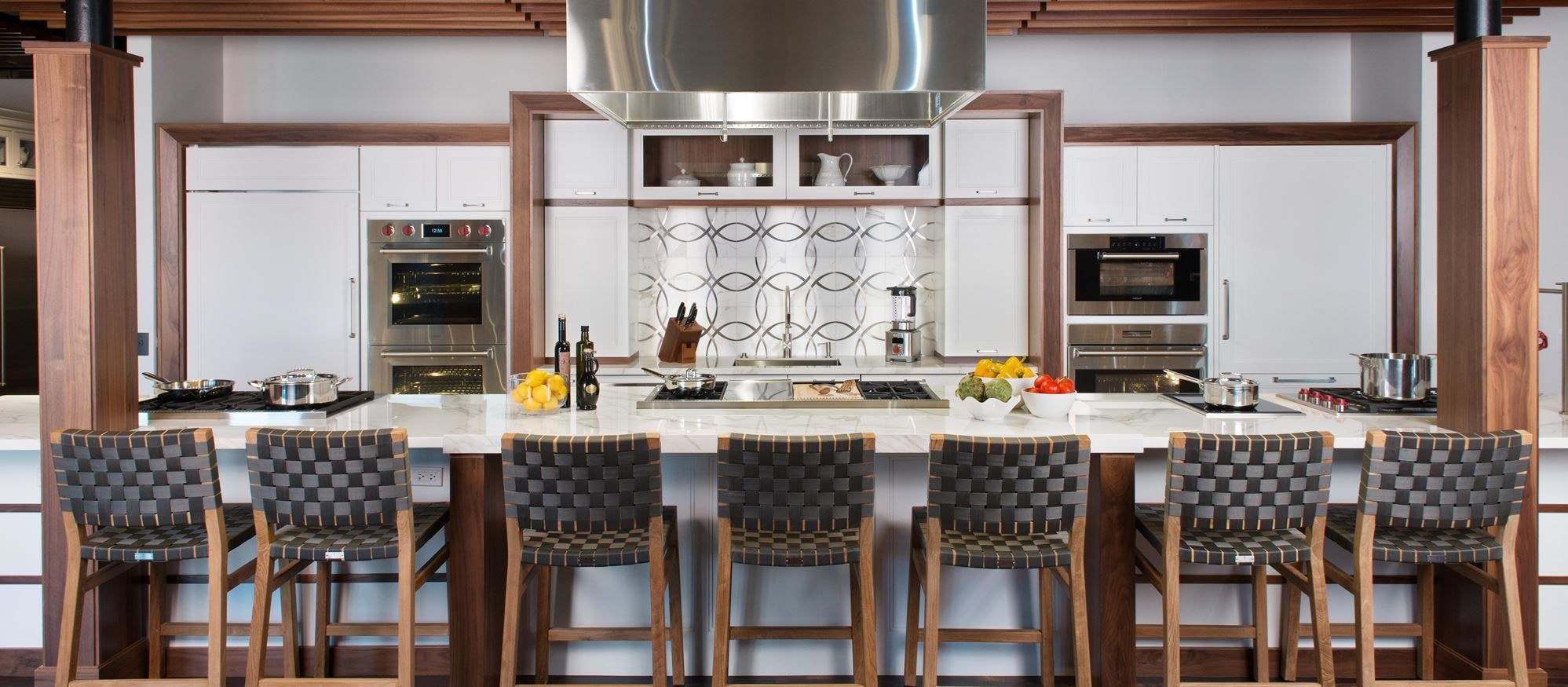 Explore ideas for your new kitchen at Sub-Zero, Wolf and Cove Showroom in Boston, Massachusetts