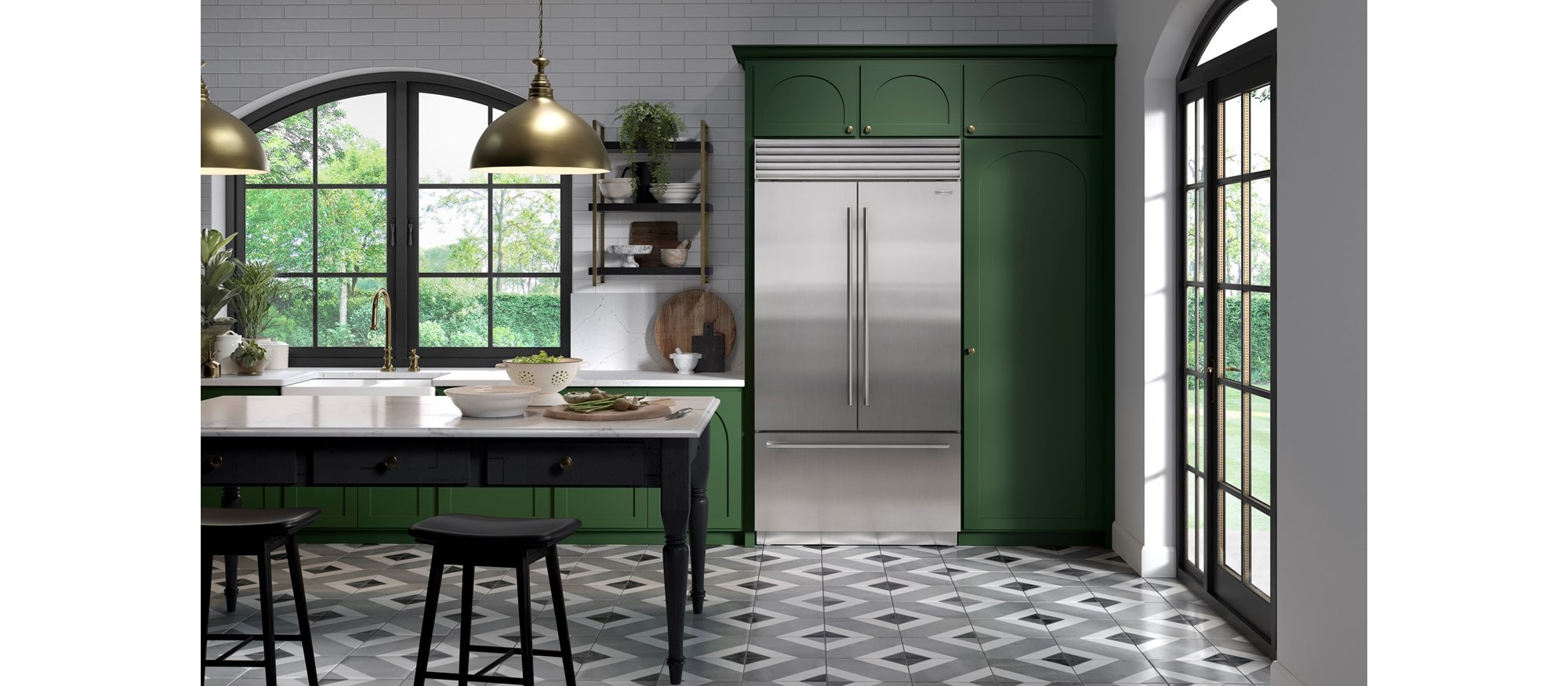 Sub-Zero 42" Classic French Door Refrigerator/Freezer with Internal Dispenser (CL4250UFDID/S)