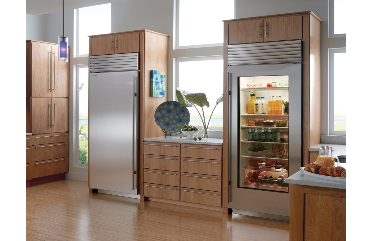 Sub-Zero 36" Classic Glass Door Refrigerator (BI-36RG/S) - Formerly Built-In