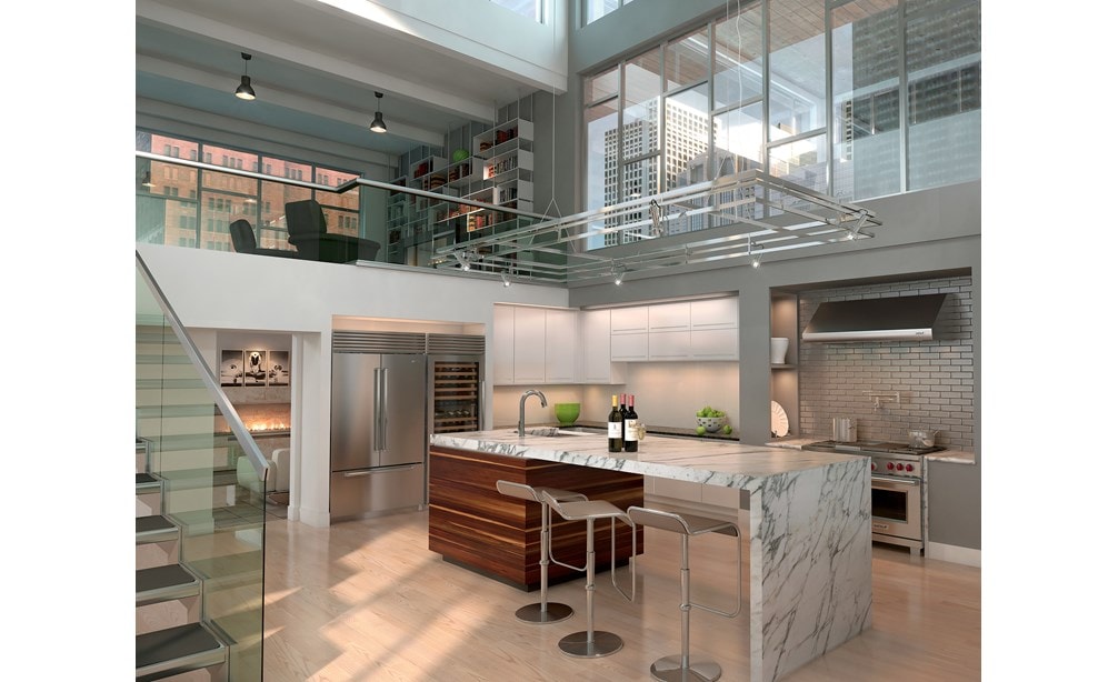 Sub-Zero 42" Classic French door Refrigerator/Freezer (BI-42UFD/S) with Wolf 48" Dual Fuel Range 4 Burner French Top (DF484F)