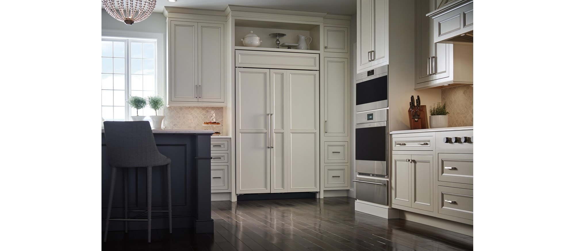 Sub-Zero 48" Classic Side by Side Refrigerator Freezer Internal Dispenser (BI-48SID/S) - Formerly Built-In