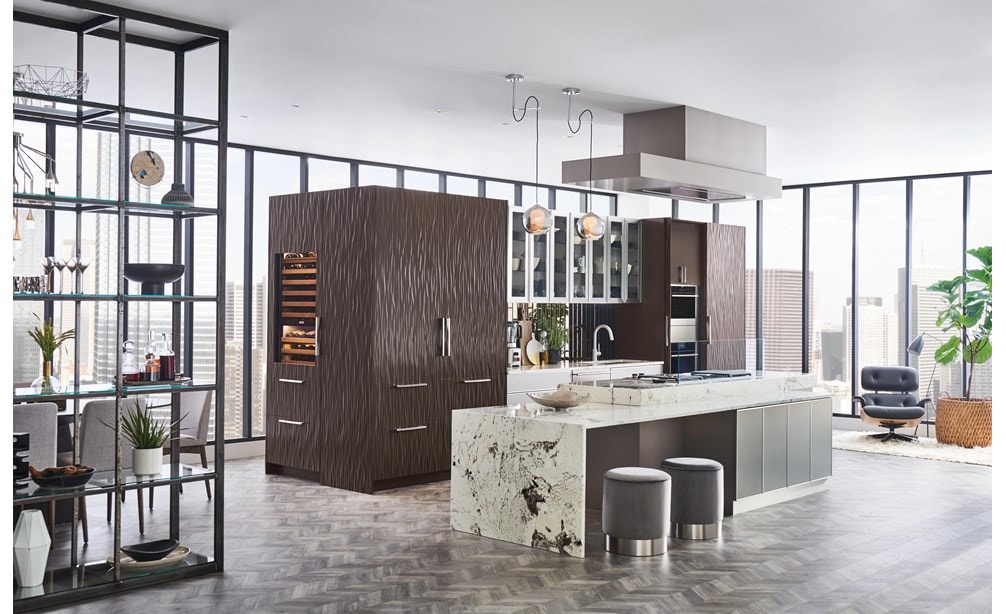 Sub-Zero 30 Inch Tall Refrigerator with Internal Dispenser (DET3050RID)