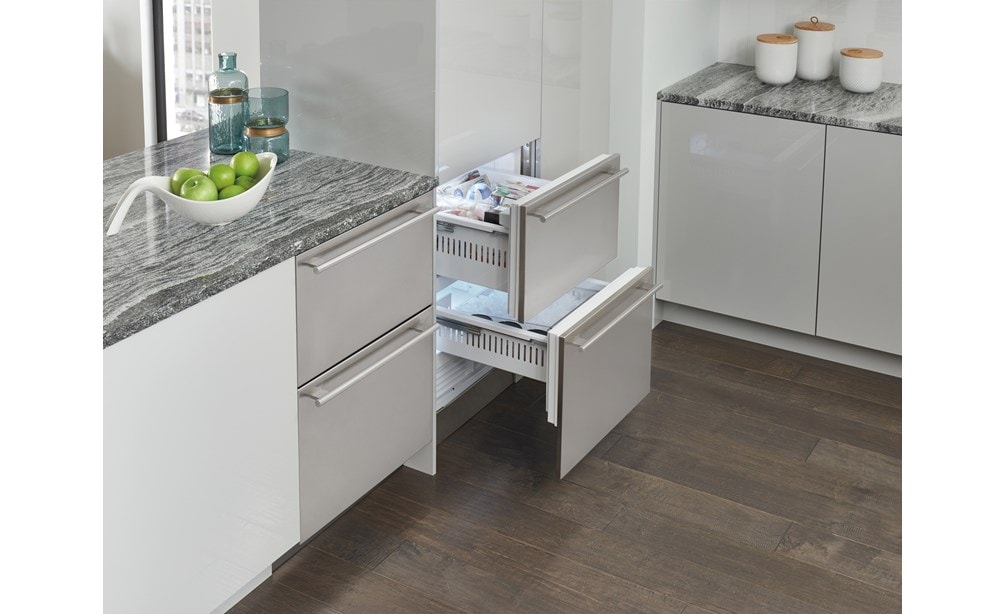 Sub-Zero 24" Refrigerator Drawers Panel Ready (ID-24R) fit expertly into any size room or space while providing noiseless operation.