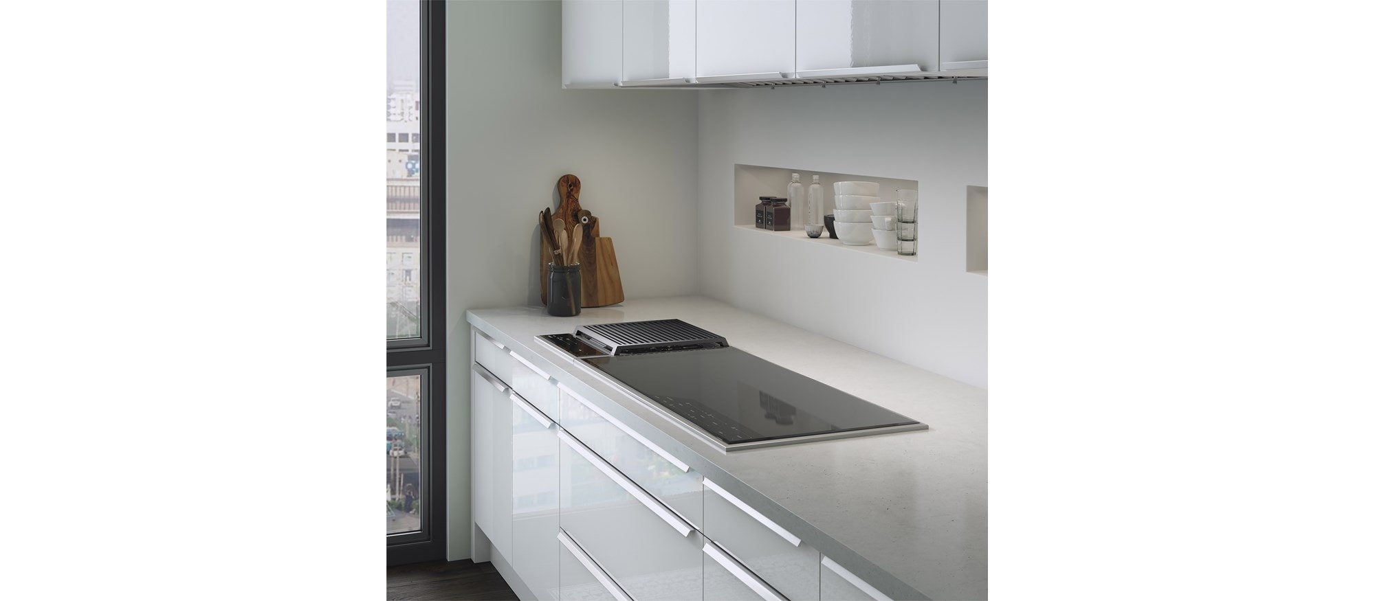 Wolf 36" Transitional Framed Induction Cooktop (CI365TF/S)