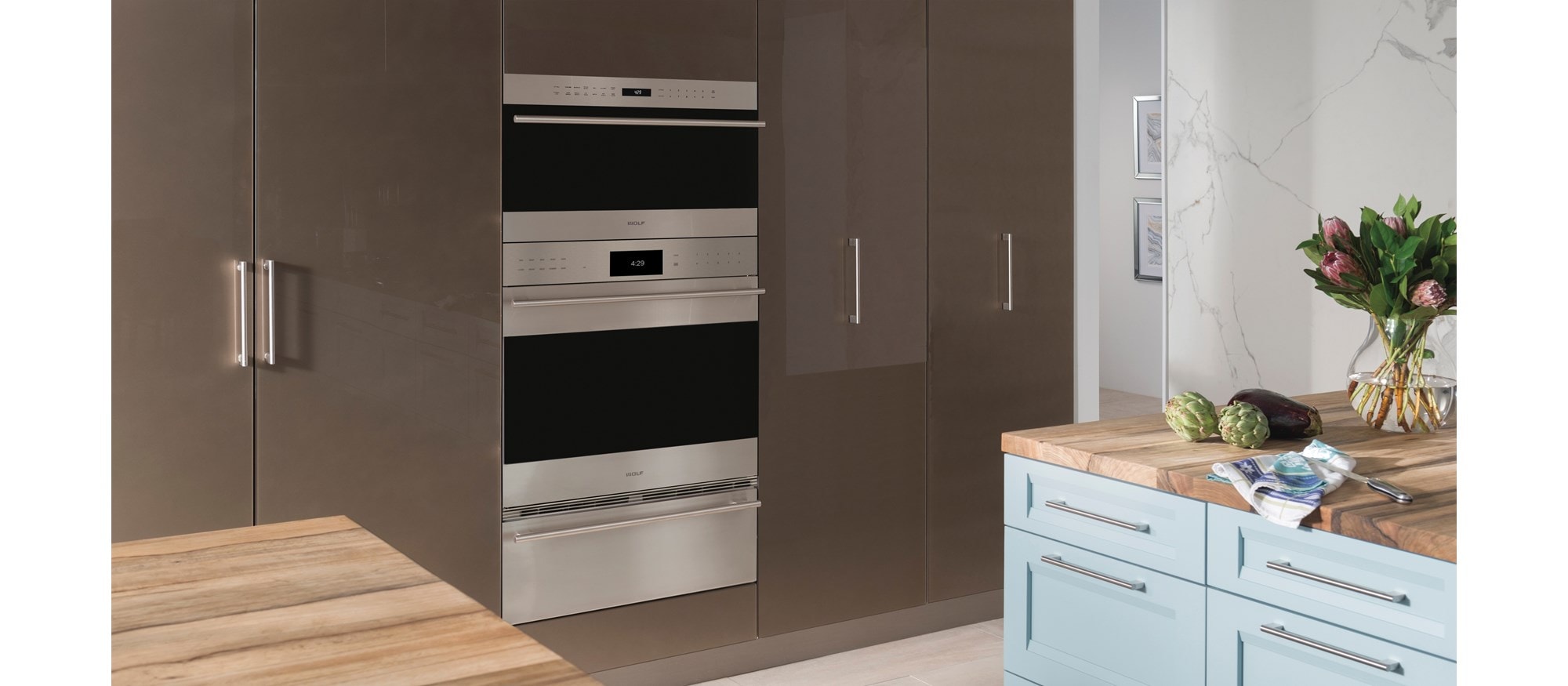 Wolf 30" E Series Transitional DropDown Door Microwave Oven (MDD30TE/S/TH)