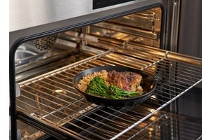 Wolf Convection Steam Oven allows you to use steam, convection, or a combination of the two for the perfect leftover refresh.