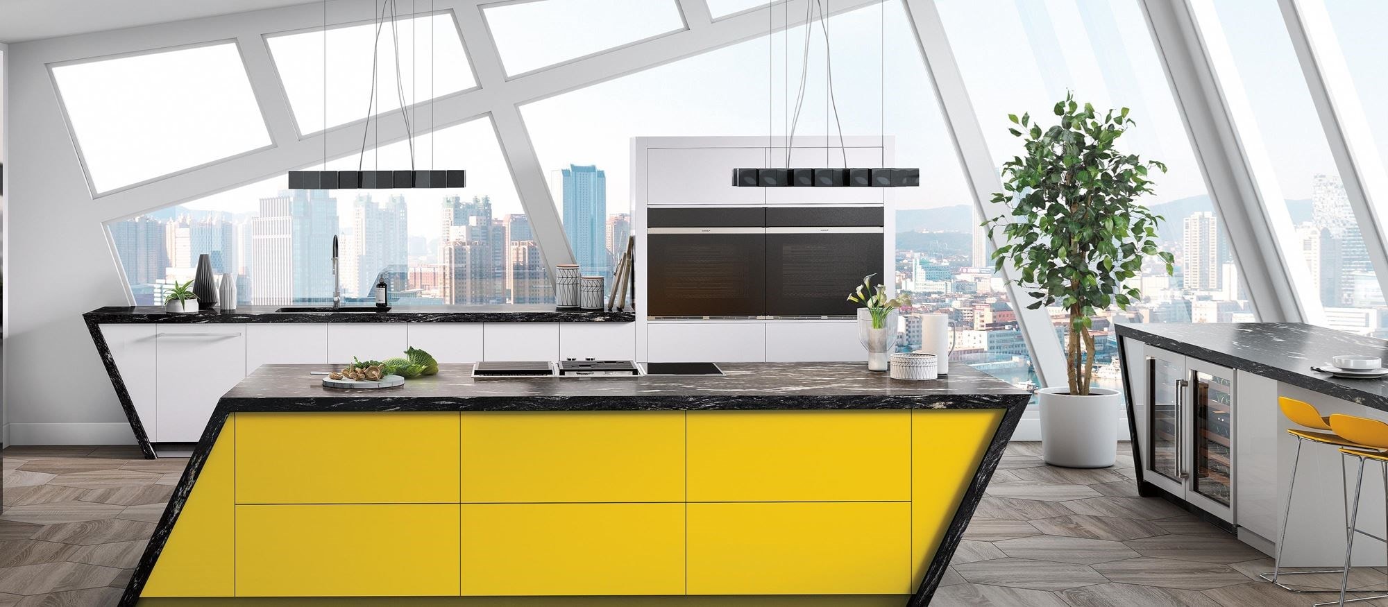 Wolf 30" M Series Contemporary Black Glass Single Oven (SO30CM/B)