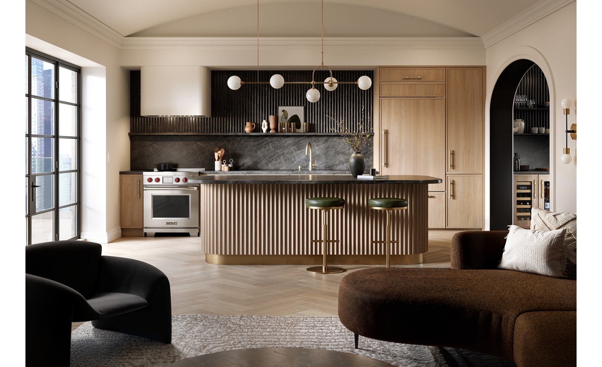  Pro IR with Knobs in Modern High Rise Overall 