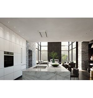 Wolf 48" Ceiling-Mounted Hood - White Glass (VC48W)