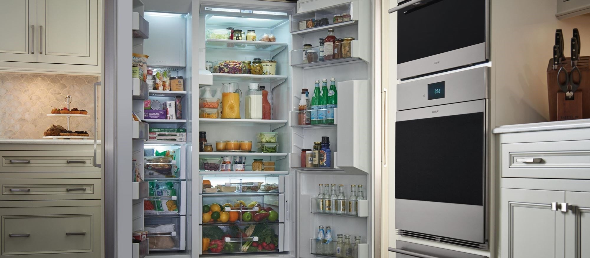 Sub-Zero 48&quot; Classic Side by Side Refrigerator Freezer Internal Dispenser (BI-48SID/S) - Formerly Built-In