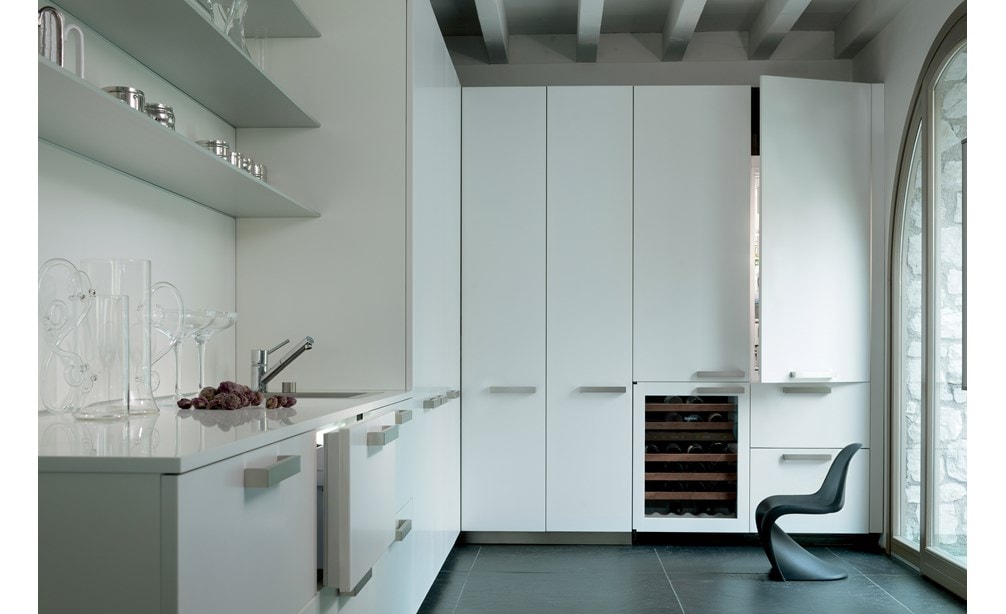 Sub-Zero 30" Designer Over Under Refrigerator Freezer with Ice Maker and Internal Dispenser (IT-30CIID) with 24" Undercounter Wine Storage (UW-24/S