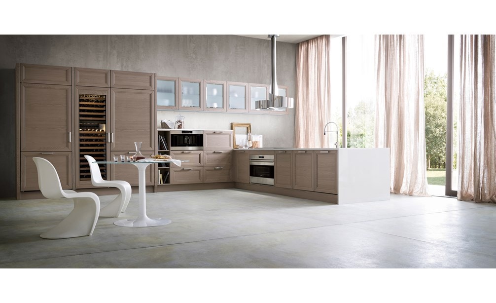 Sub-Zero 30" Overlay Wine Storage (BW-30/O) paired with 36" Classic French Door Refrigerator/Freezer with Internal Dispenser (BI-36UFDID/O)