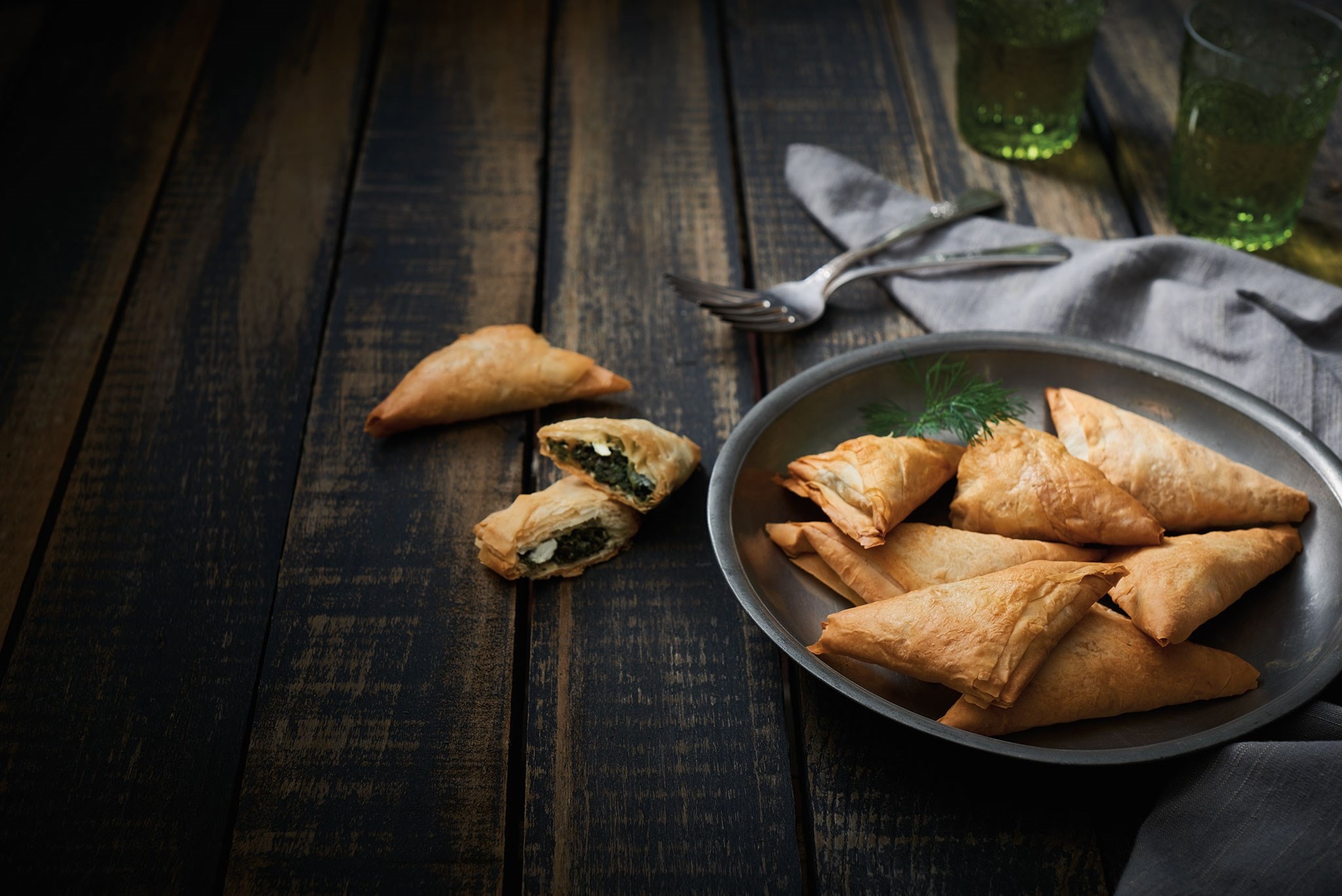 Spanakopita Puffs (Convection Steam Oven)