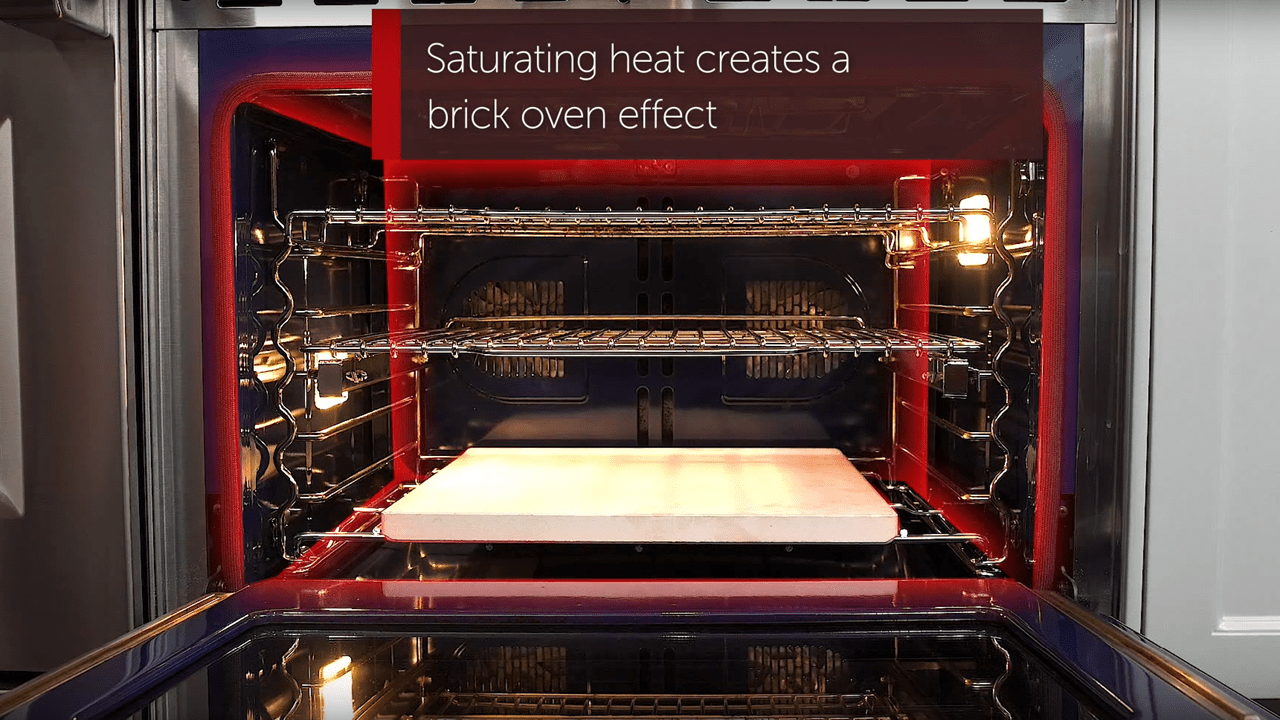 Wolf Dual Fuel Range - Bake Stone Mode