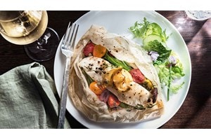 convection steam oven fish en papillote recipe