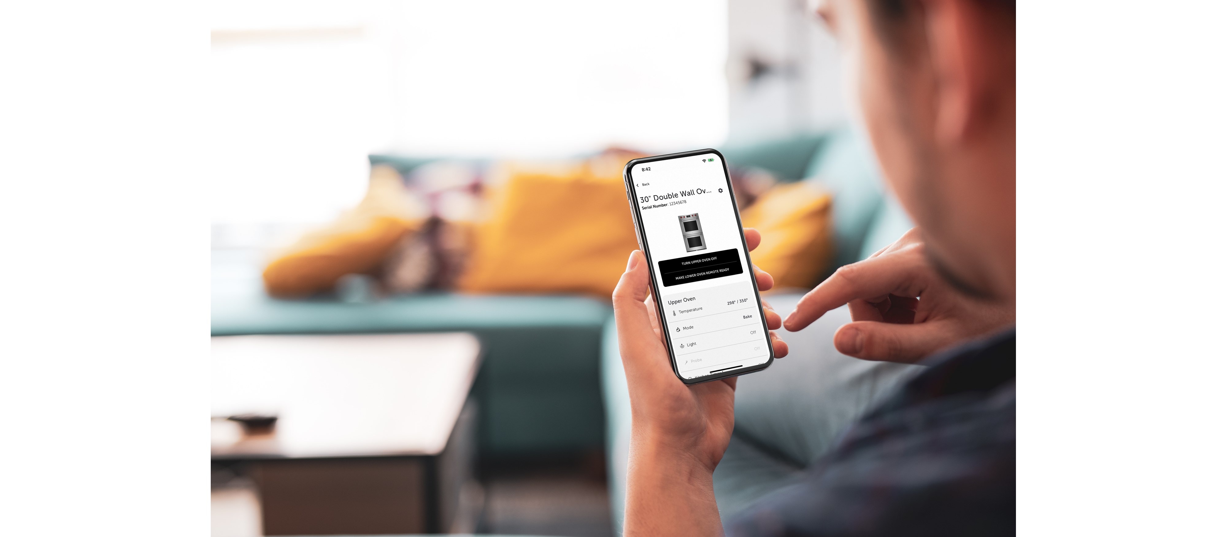 The Sub-Zero, Wolf and Cove Owners App features an intuitive, easy to navigate screen allowing you to get the most from your Sub-Zero, Wolf, and Cove smart kitchen appliances.